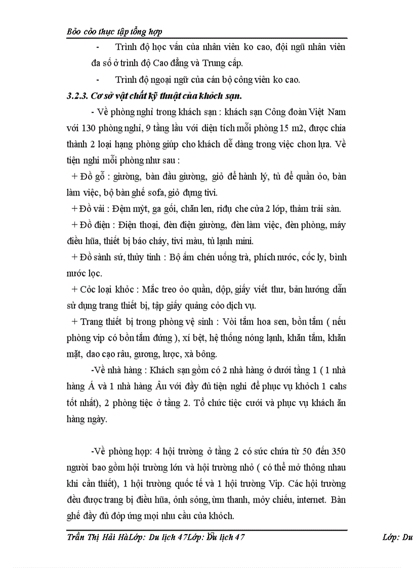 image for page Tổng quan về khách sạn công đoàn việt nam