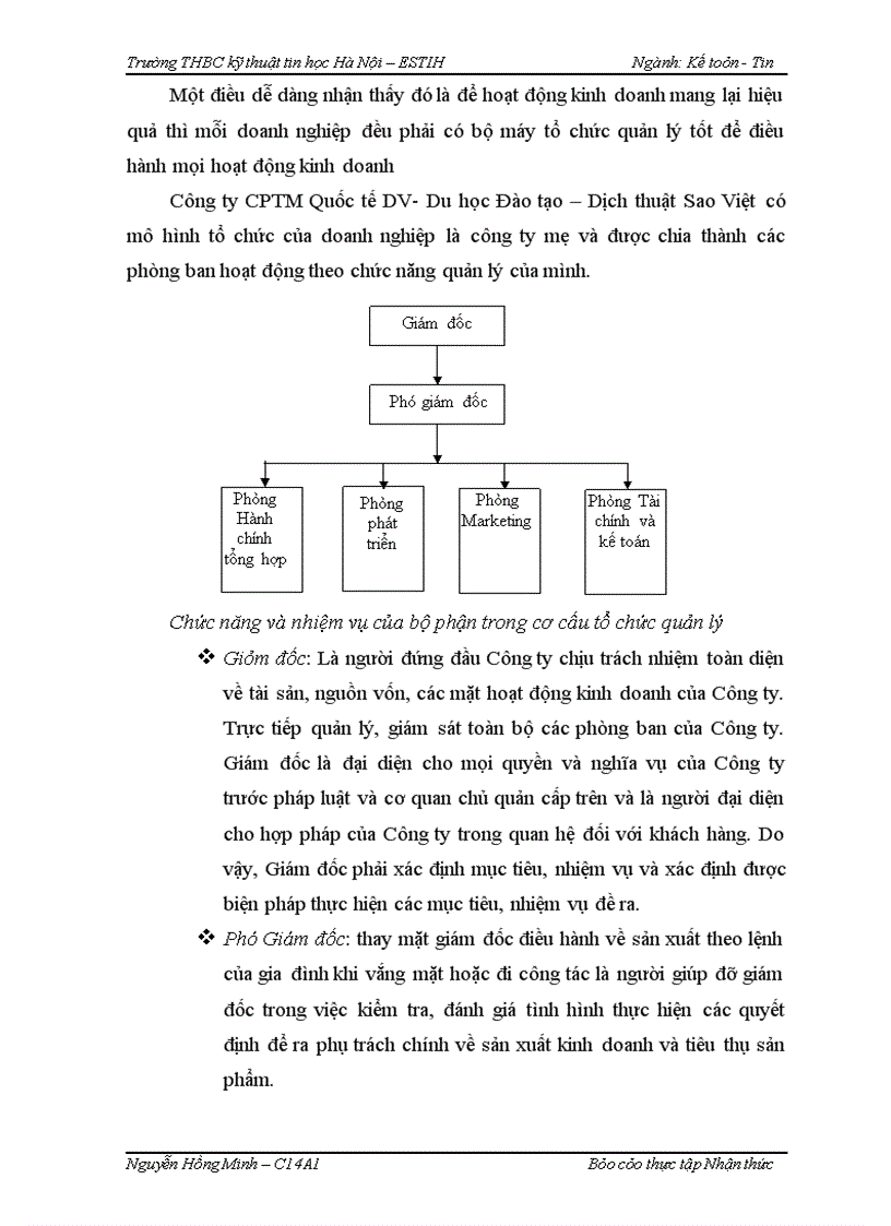 image for page Báo cáo về tổ chức công tác kế toán tại công ty CPTM Quốc tế TV – Du học đào tạo – Dịch thuật Sao Việt
