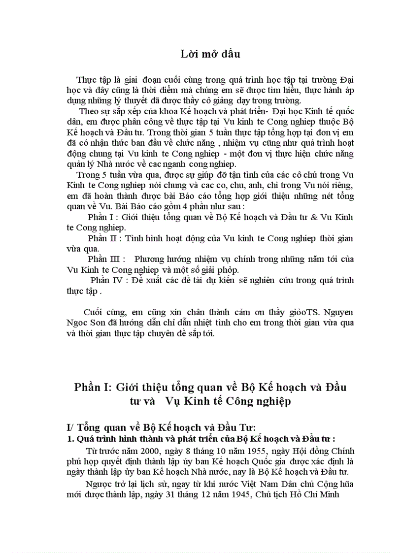 image for page Hoạt động của Vu kinh te Cong nghiep