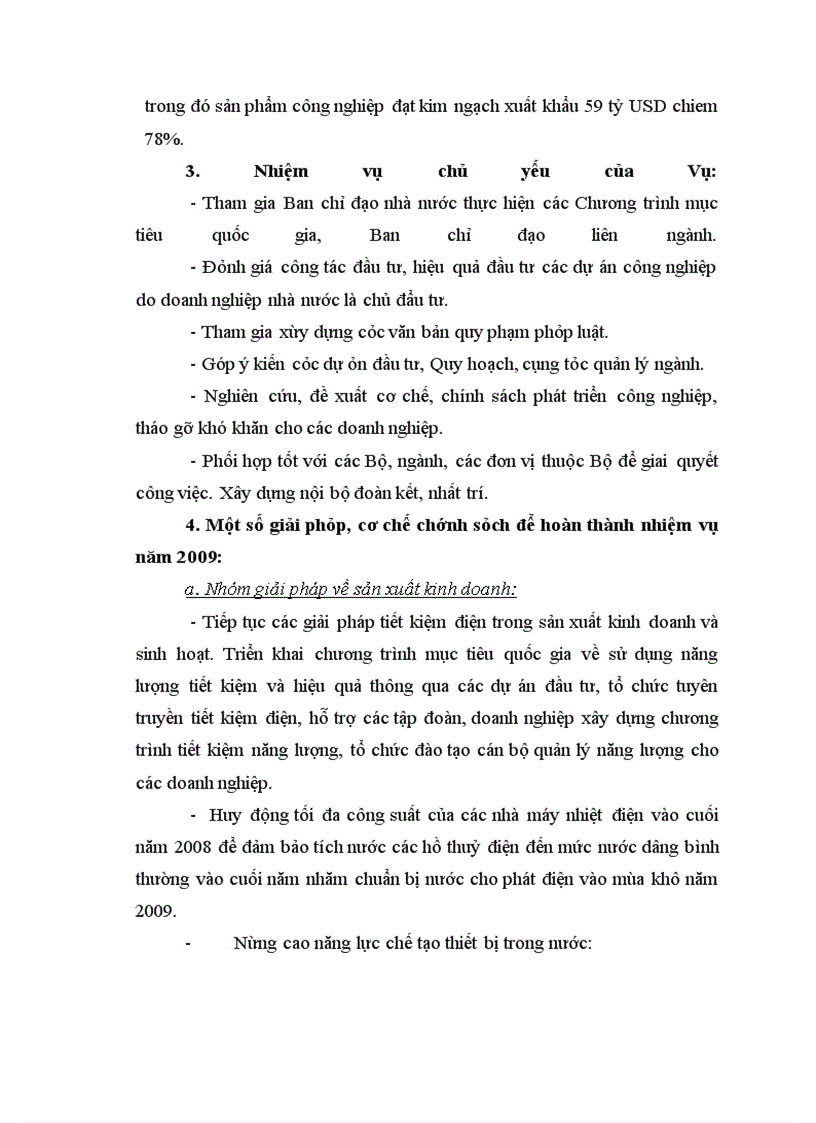 image for page Hoạt động của Vu kinh te Cong nghiep