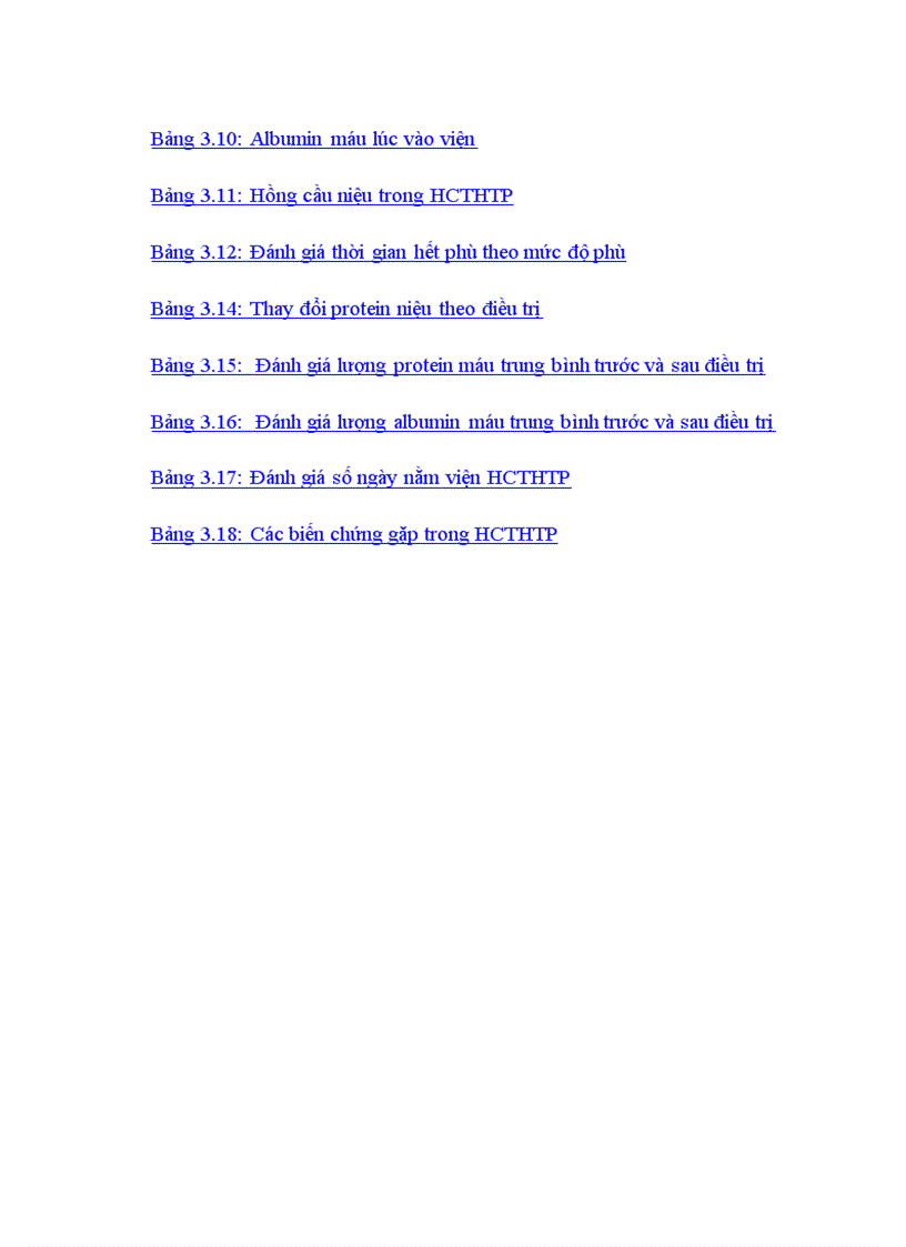 image for page Nghiên cứu đặc điểm lâm sàng, cận lâm sàng và diễn biến theo đợt điều trị của hội chứng thận hư tiên phát ở trẻ em tại khoa nhi bệnh viện Bạch Mai trong 3 năm từ 2007 đến 2009