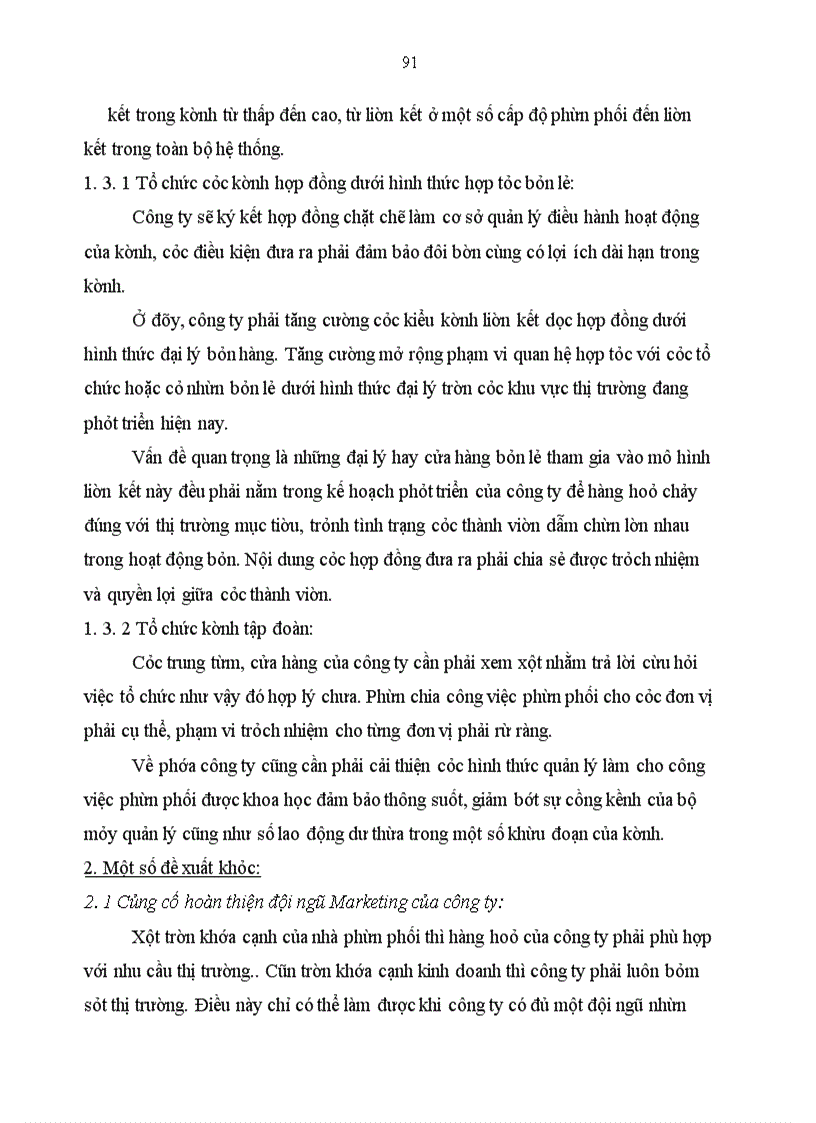 image for page Hoàn thiện hệ thống kênh phân phối hàng hoá của Công ty Cổ phần Đầu tư Thương Mại Hoàng Sơn