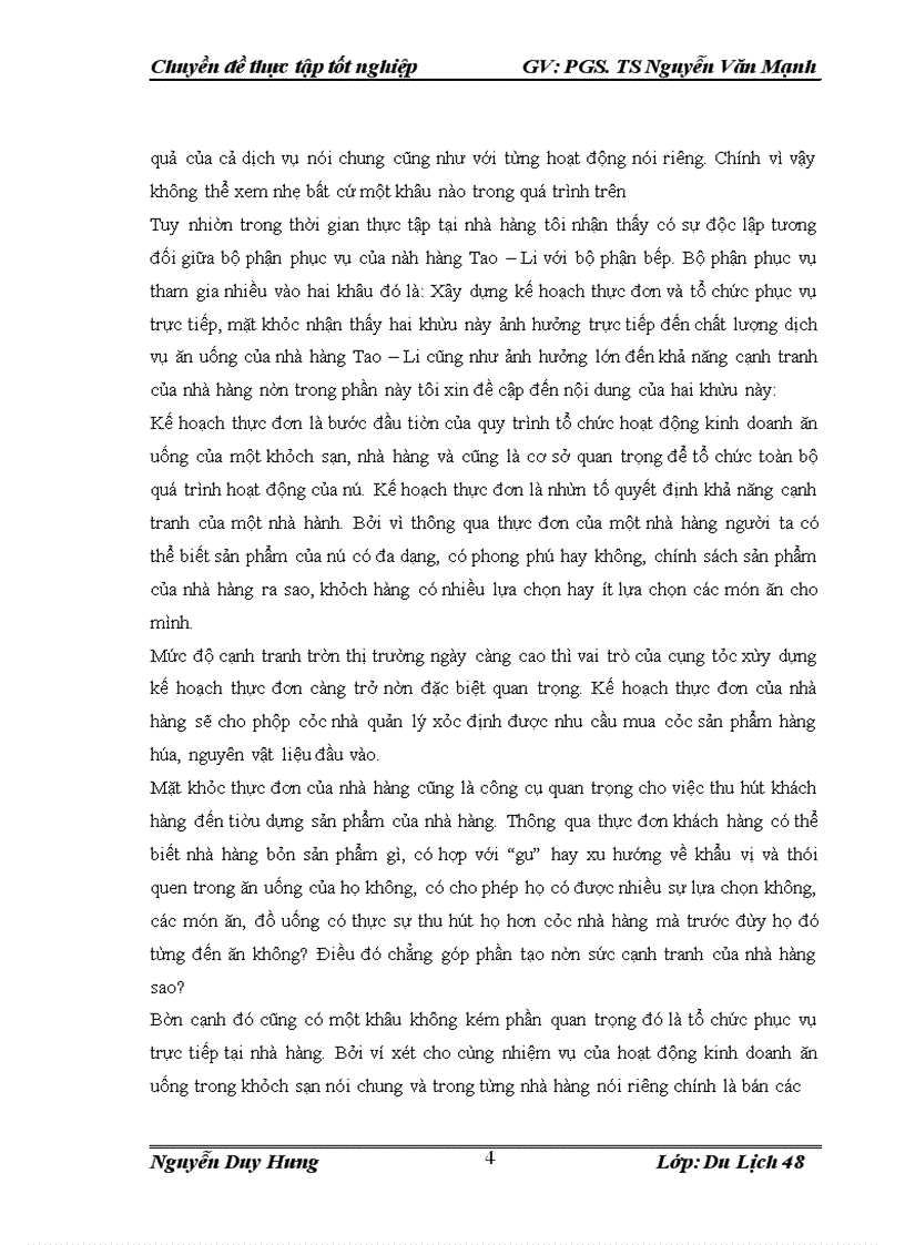 image for page Nâng cao năng lực cạnh tranh của nhà hàng Tao - Li khách sạn Nikko