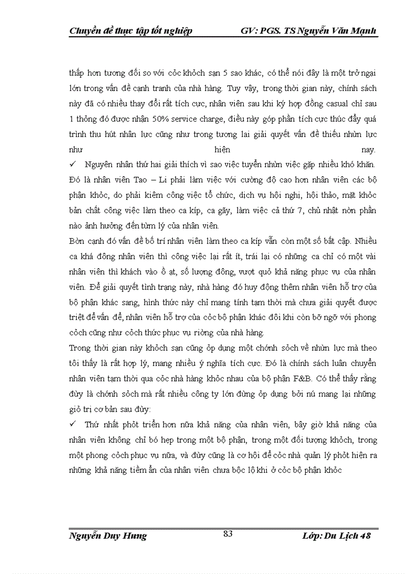 image for page Nâng cao năng lực cạnh tranh của nhà hàng Tao - Li khách sạn Nikko