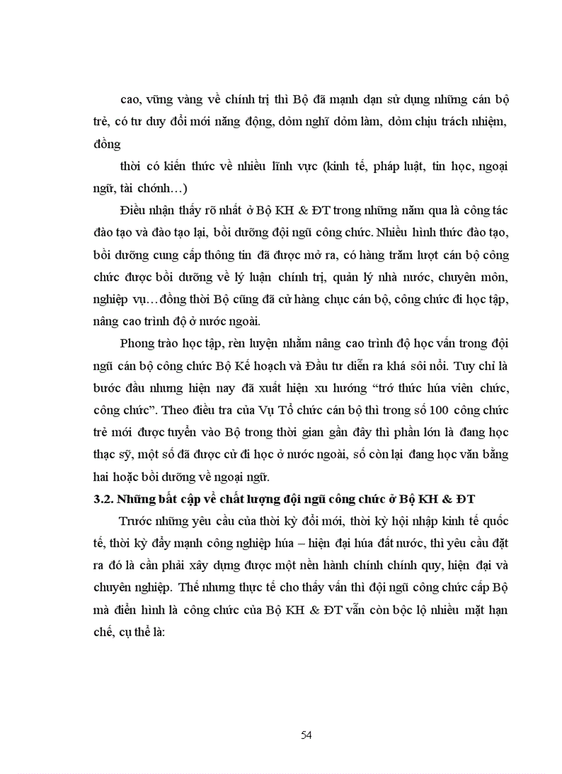 image for page Một số giải pháp nhằm nâng cao chất lượn đội ngũ công chức của Bộ KH&ĐT