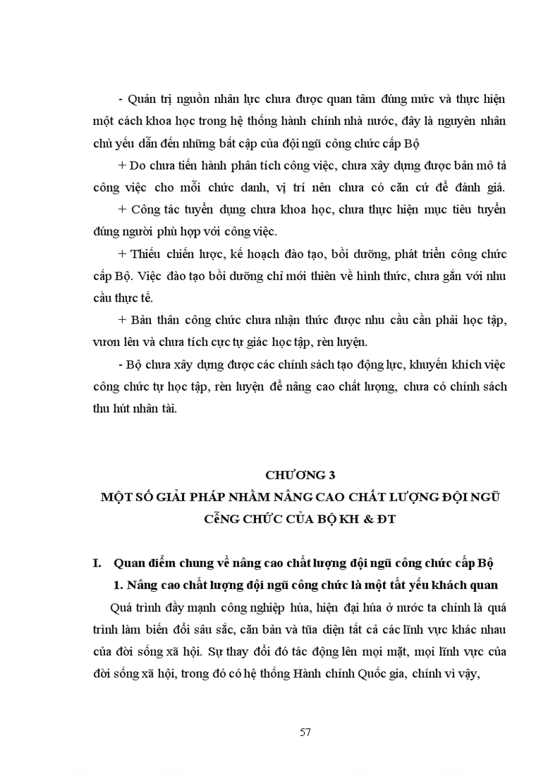 image for page Một số giải pháp nhằm nâng cao chất lượn đội ngũ công chức của Bộ KH&ĐT