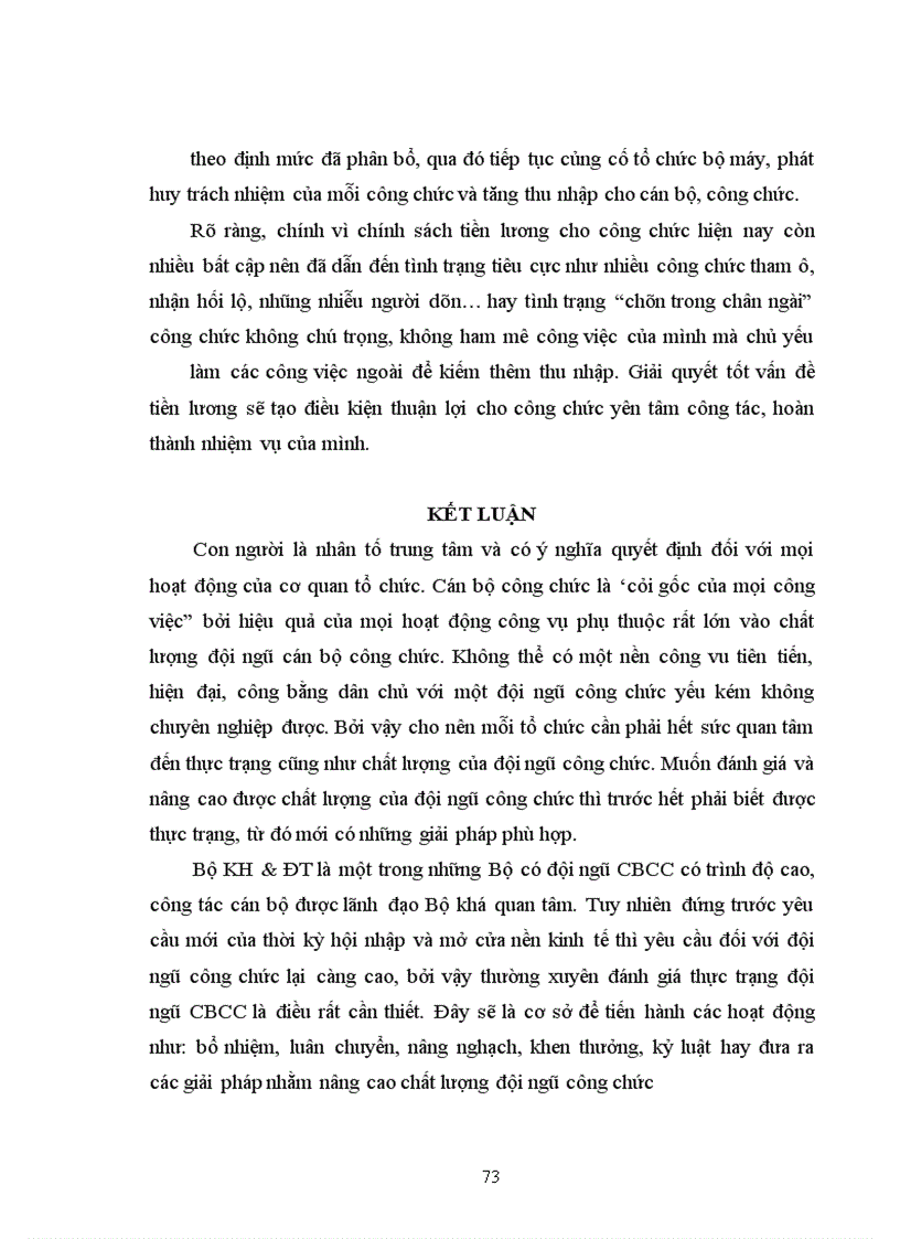 image for page Một số giải pháp nhằm nâng cao chất lượn đội ngũ công chức của Bộ KH&ĐT