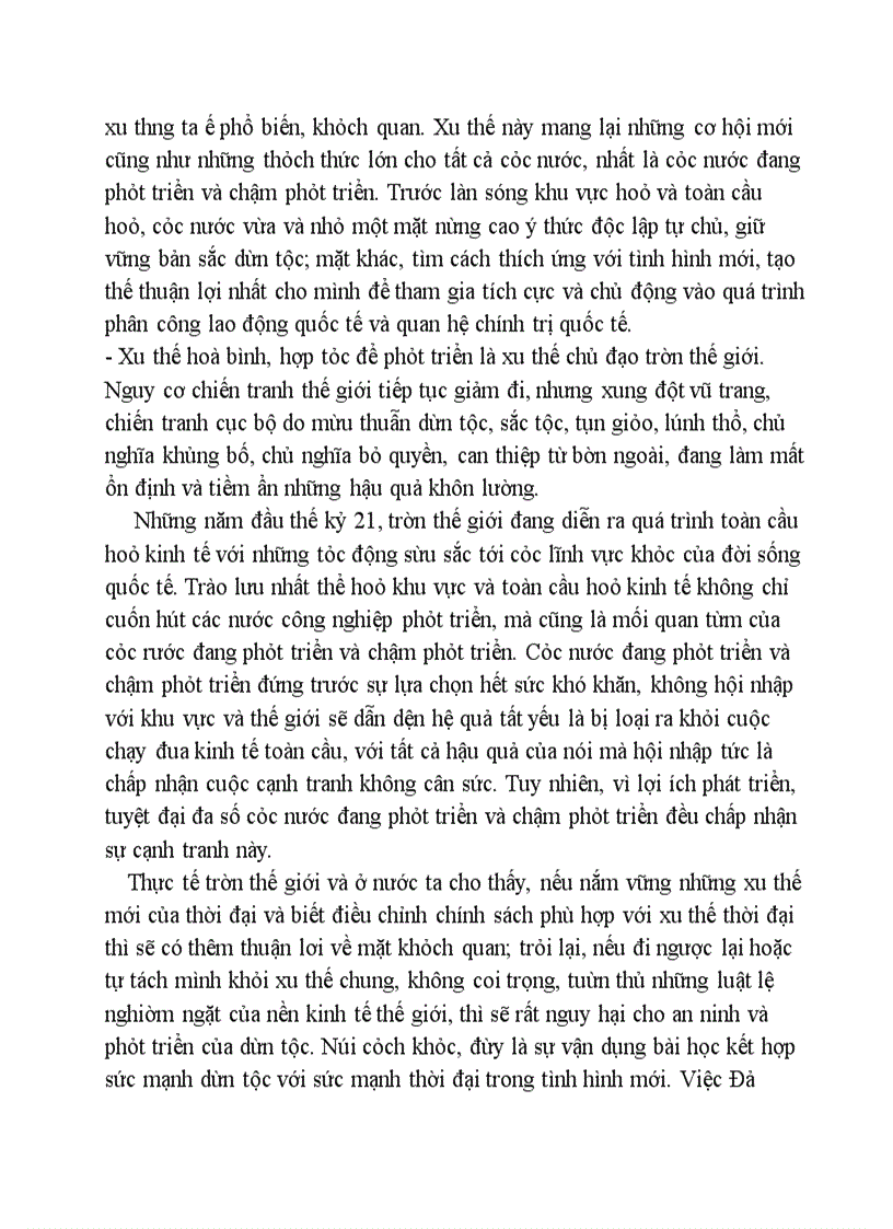 image for page Làm rõ mối quan hệ về kết hợp sức mạnh dân tộc với sức mạnh thời đại trong tư tưởng Hồ Chí Minh