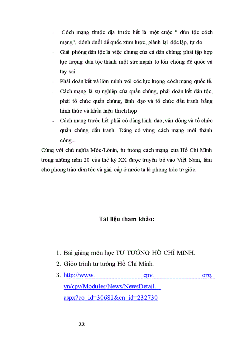 image for page Sự hình thành Tư Tưởng Hồ Chí Minh về con đường Cách Mạng Việt Nam giai đoạn từ năm 1921 đến 1930