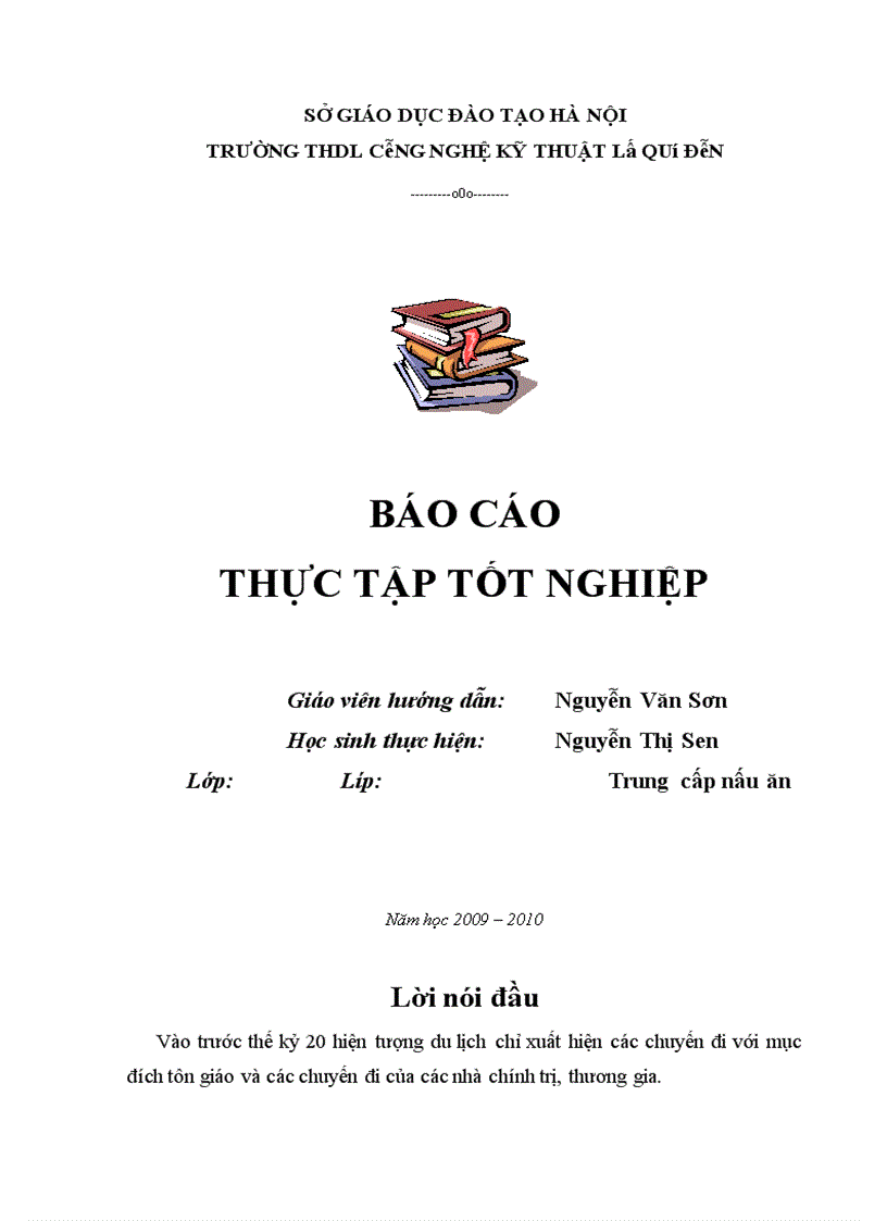 image for page Báo cáo thực tập tại Khách Sạn Cầu Am 2