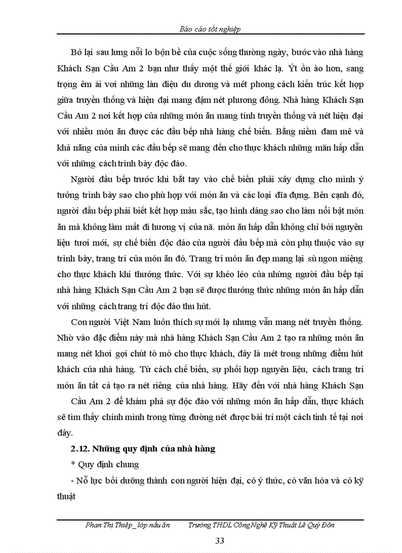 image for page Báo cáo thực tập tại Khách Sạn Cầu Am 2