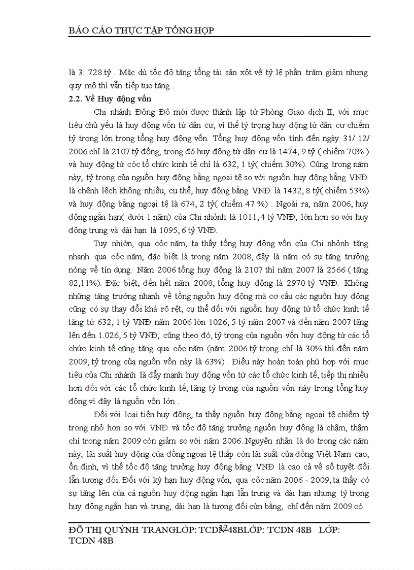 image for page Thực tập tổng hợp tại Chi nhánh Ngân Hàng Đầu Tư và Phát Triển Đông Đô