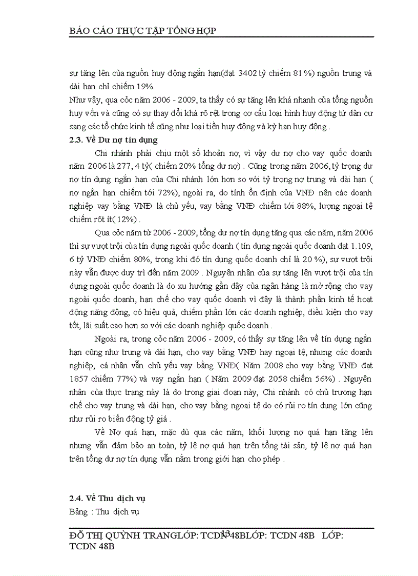 image for page Thực tập tổng hợp tại Chi nhánh Ngân Hàng Đầu Tư và Phát Triển Đông Đô