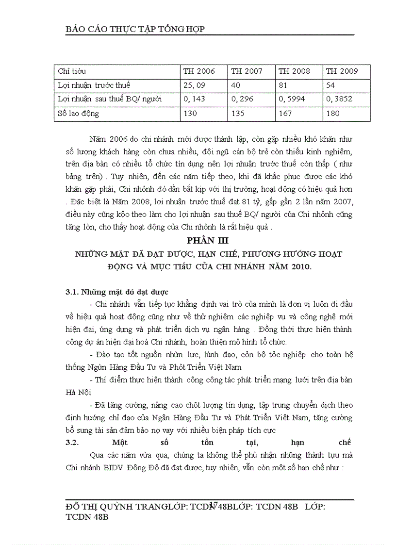 image for page Thực tập tổng hợp tại Chi nhánh Ngân Hàng Đầu Tư và Phát Triển Đông Đô
