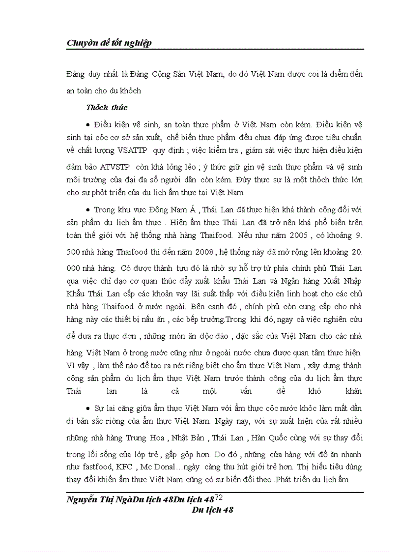 image for page Du lịch ẩm thực tại Việt Nam hiện nay