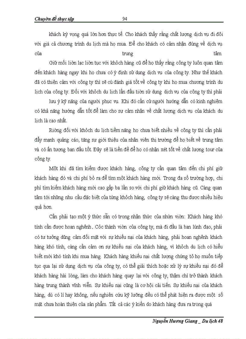 image for page Thực trạng và các giải pháp nhằm nâng cao chất lượng dịch vụ chương trình du lịch tại Công ty thương mại và dịch vụ du lịch Thiên Hà Esy – Esyways Travel
