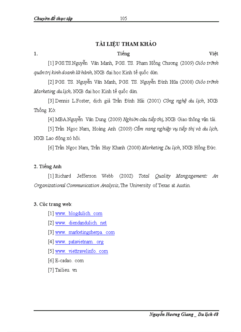 image for page Thực trạng và các giải pháp nhằm nâng cao chất lượng dịch vụ chương trình du lịch tại Công ty thương mại và dịch vụ du lịch Thiên Hà Esy – Esyways Travel