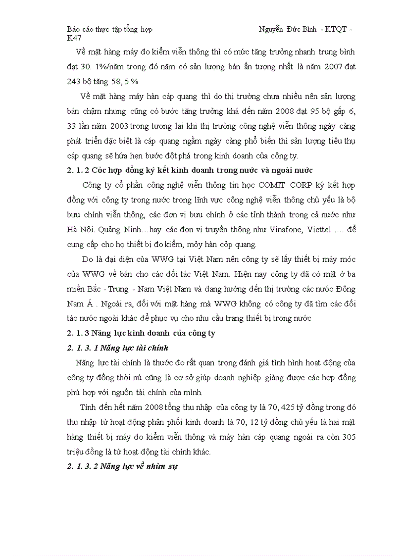 image for page Báo cáo thực tập tổng hợp ề công ty cổ phần công nghệ viễn thông tin học COMIT CORP