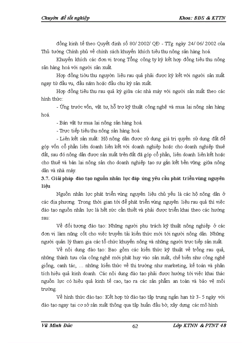 image for page Một số giải pháp phát triển vùng nguyên liệu phục vụ sản xuất cho các nhà máy chế biến thuộc Tổng công ty rau quả,nông sản Việt Nam