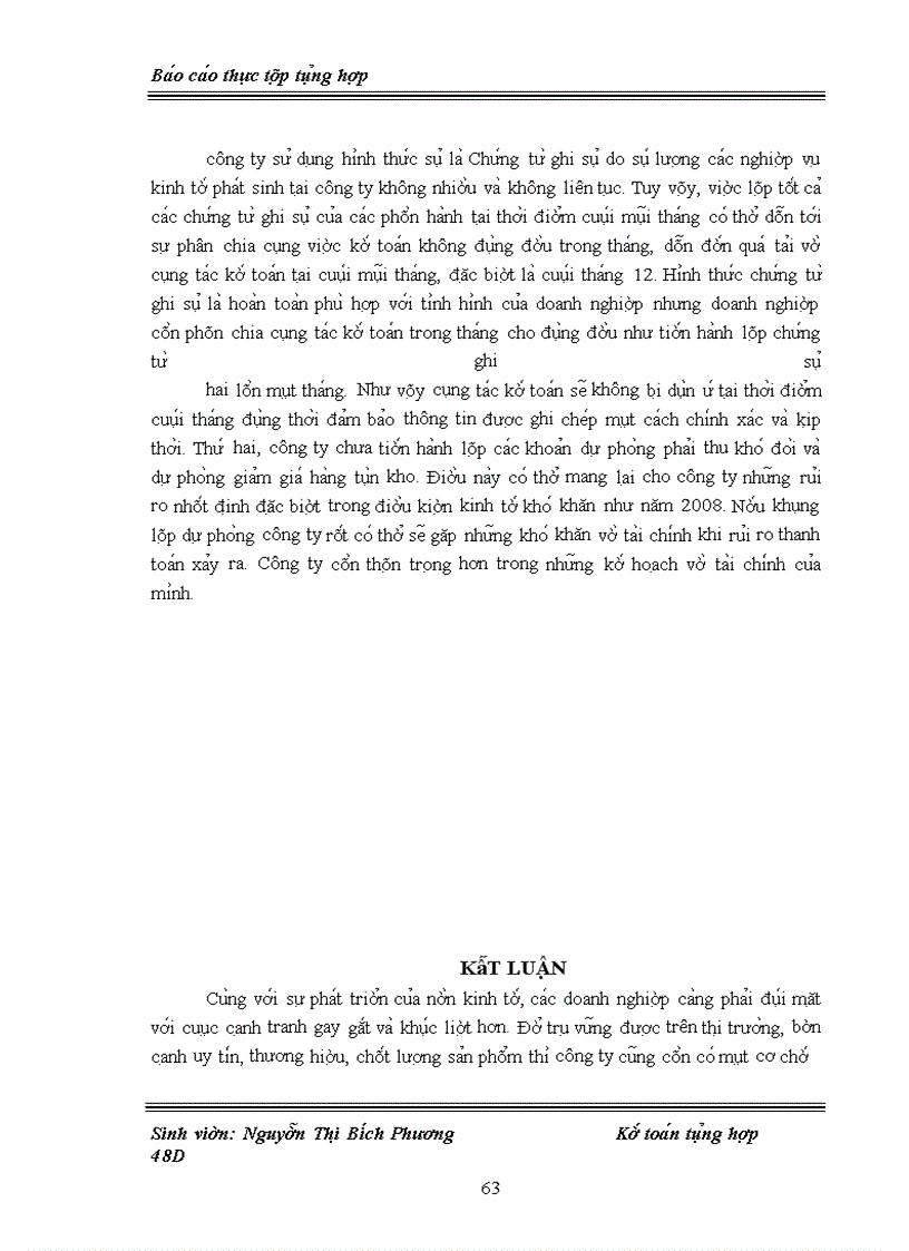 image for page Báo cáo thực tập tổng hợp Một số đánh giá về bộ máy tổ chức quản lý và tình hình tổ chức hạch toán kế toán tại công ty TNHH Mây tre Hoa Nam