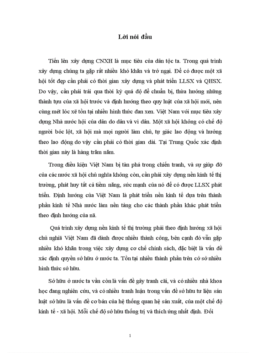 image for page Các hình thức sở hữu trong nền kinh tế thị trường có sự quản lý của Nhà Nước