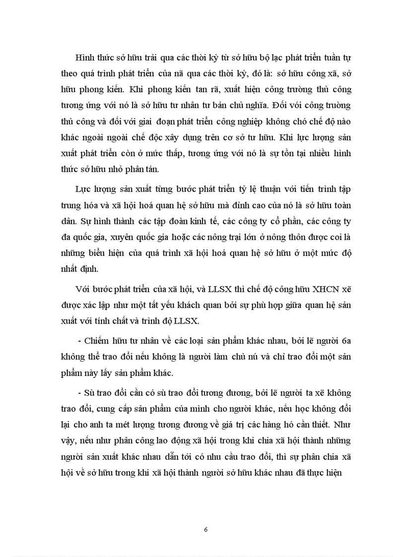 image for page Các hình thức sở hữu trong nền kinh tế thị trường có sự quản lý của Nhà Nước