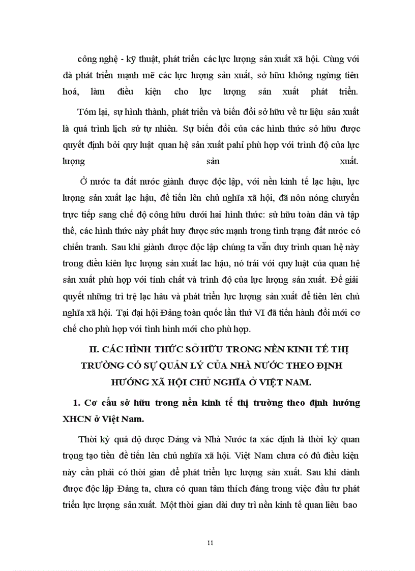 image for page Các hình thức sở hữu trong nền kinh tế thị trường có sự quản lý của Nhà Nước