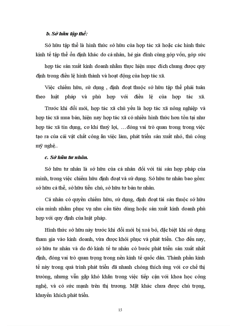 image for page Các hình thức sở hữu trong nền kinh tế thị trường có sự quản lý của Nhà Nước