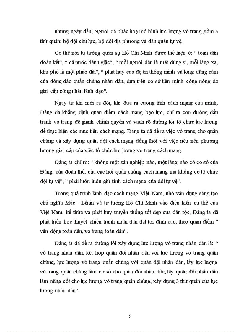 image for page Xây dựng lực lượng dân quân tự vệ trong tình hình hiện nay.