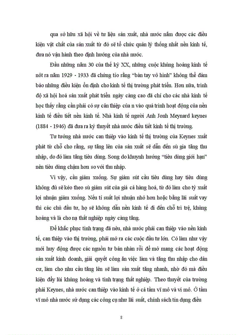 image for page Mục tiêu và chức năng quản lý kinh tế vĩ mô của nhà nước .Một số giải pháp cơ bản nhằm đổi mới và tăng cường vai trò kinh tế của nhà nước