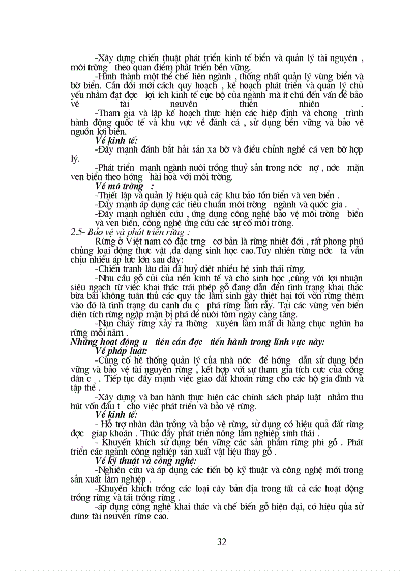 image for page Nghiên cứu vấn đề quan hệ giữa cân bằng sinh thái với tăng trưởng và phát triển kinh tế bền vững ở việt nam