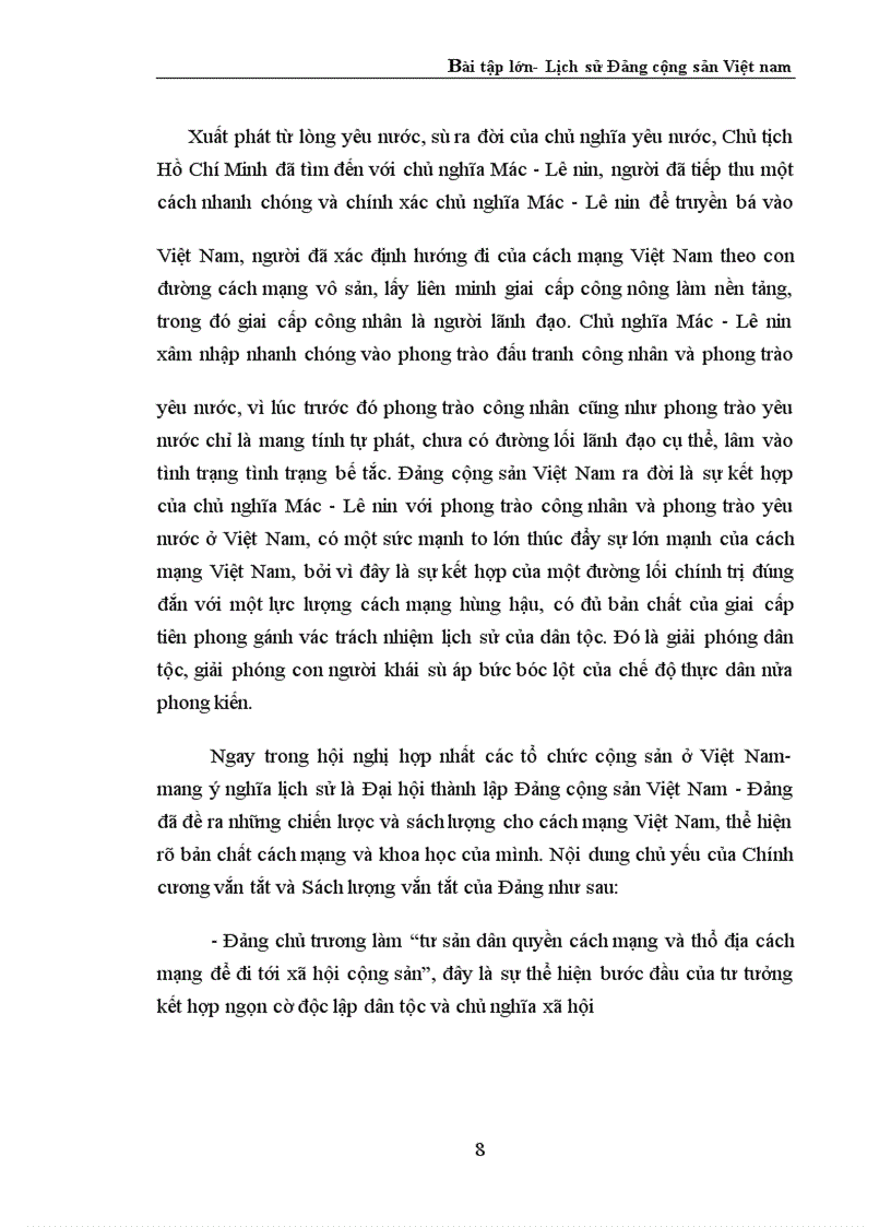 image for page Bằng những sự kiện lịch sử ở đầu thế kỷ XX hãy chứng minh rằng Đảng Cộng Sản Việt Nam là một tất yếu lịch sử