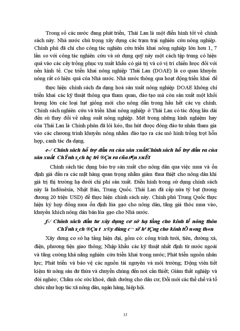 image for page Các chính sách kinh tế phát triển nông nghiệp và nông thôn