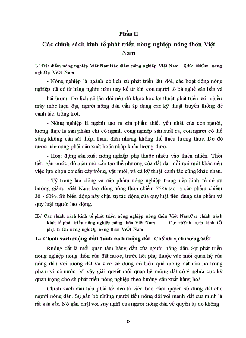 image for page Các chính sách kinh tế phát triển nông nghiệp và nông thôn