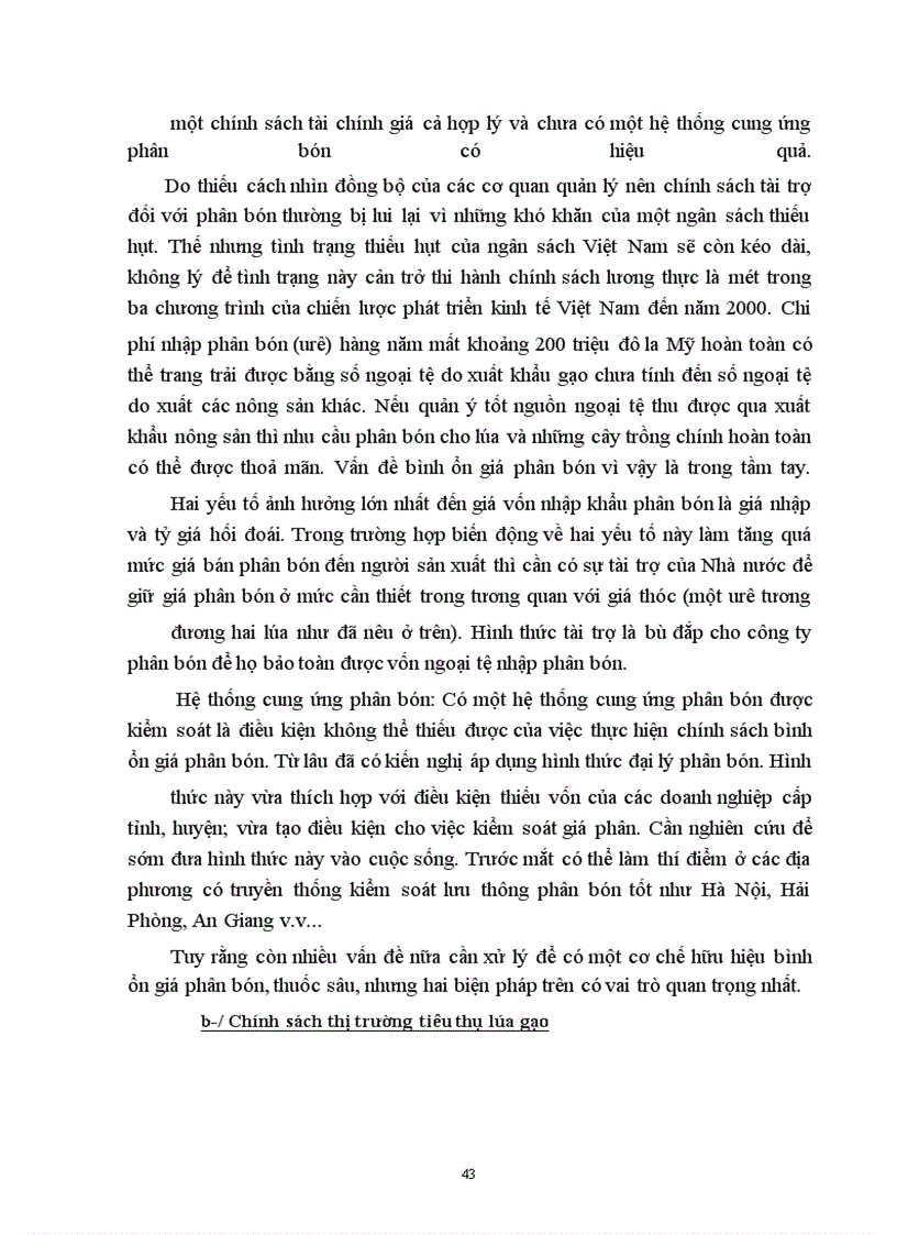 image for page Các chính sách kinh tế phát triển nông nghiệp và nông thôn