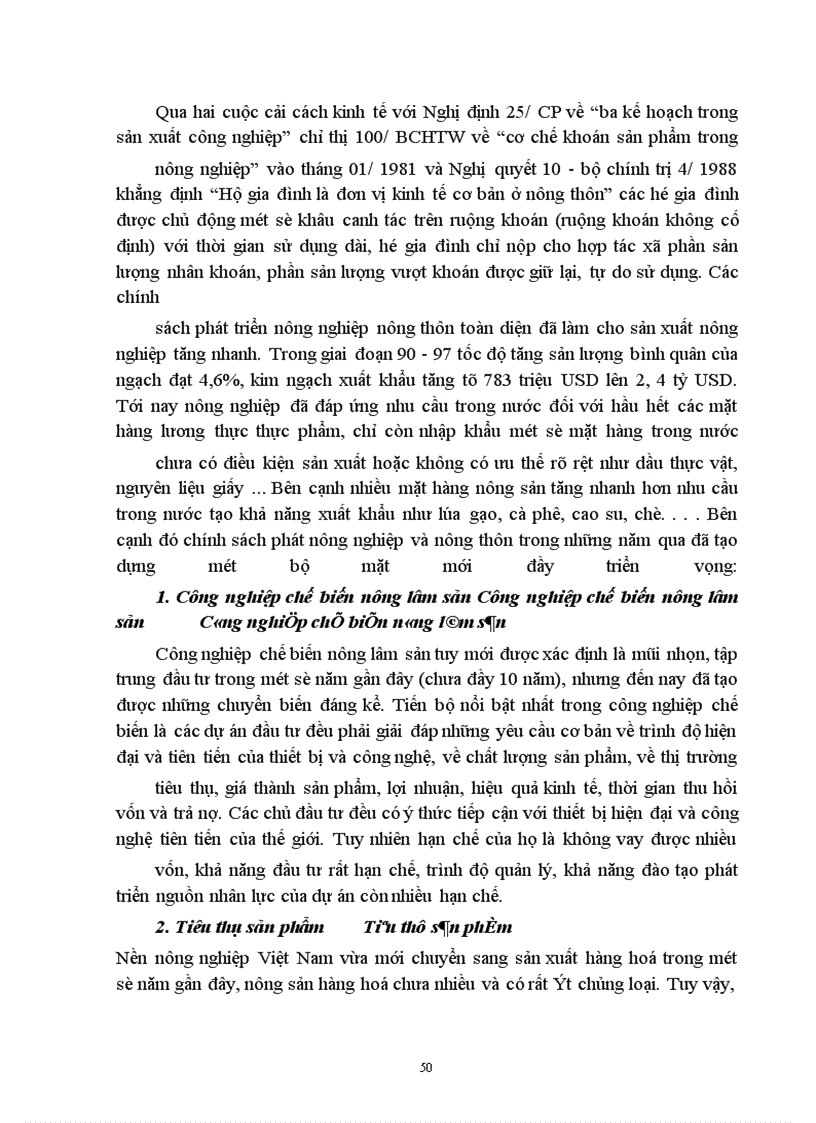 image for page Các chính sách kinh tế phát triển nông nghiệp và nông thôn