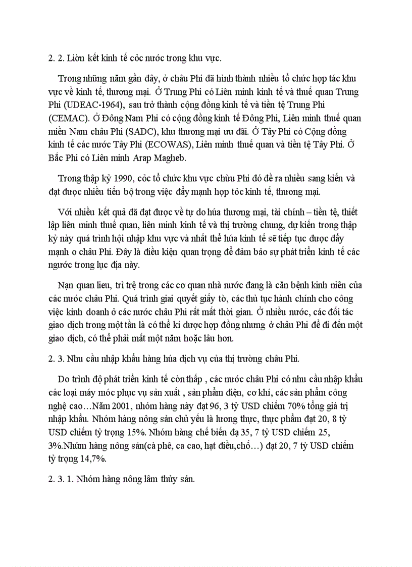 image for page Chính sách khuyến khích hoạt động xuất khẩu của các doanh nghiệp Việt Nam sang châu Phi