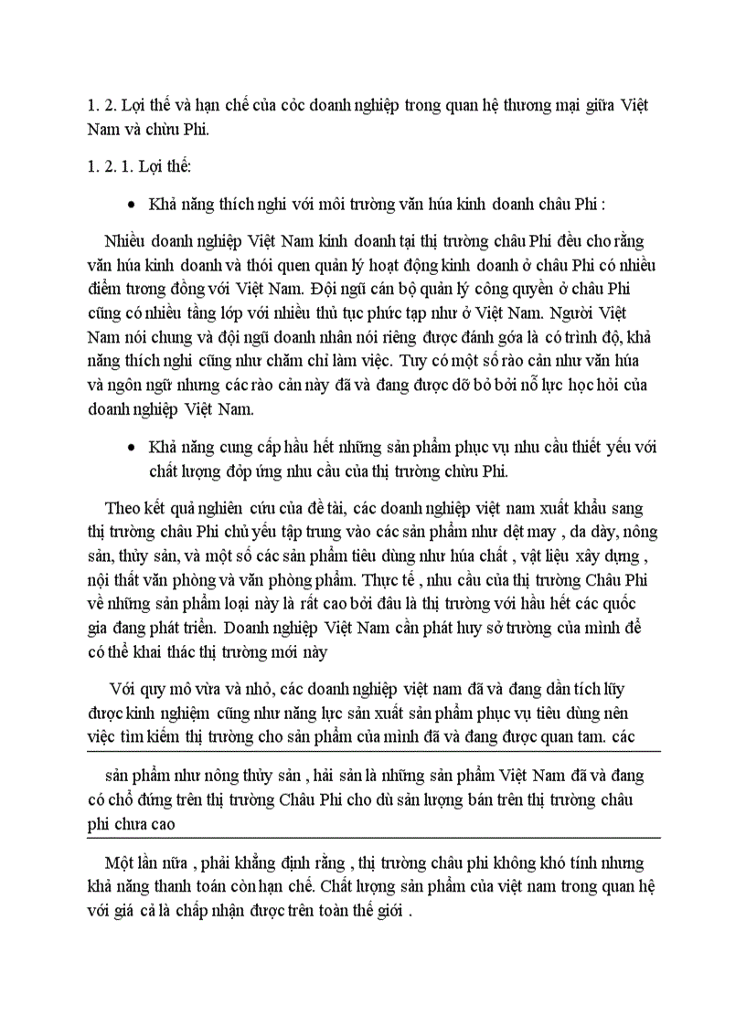 image for page Chính sách khuyến khích hoạt động xuất khẩu của các doanh nghiệp Việt Nam sang châu Phi