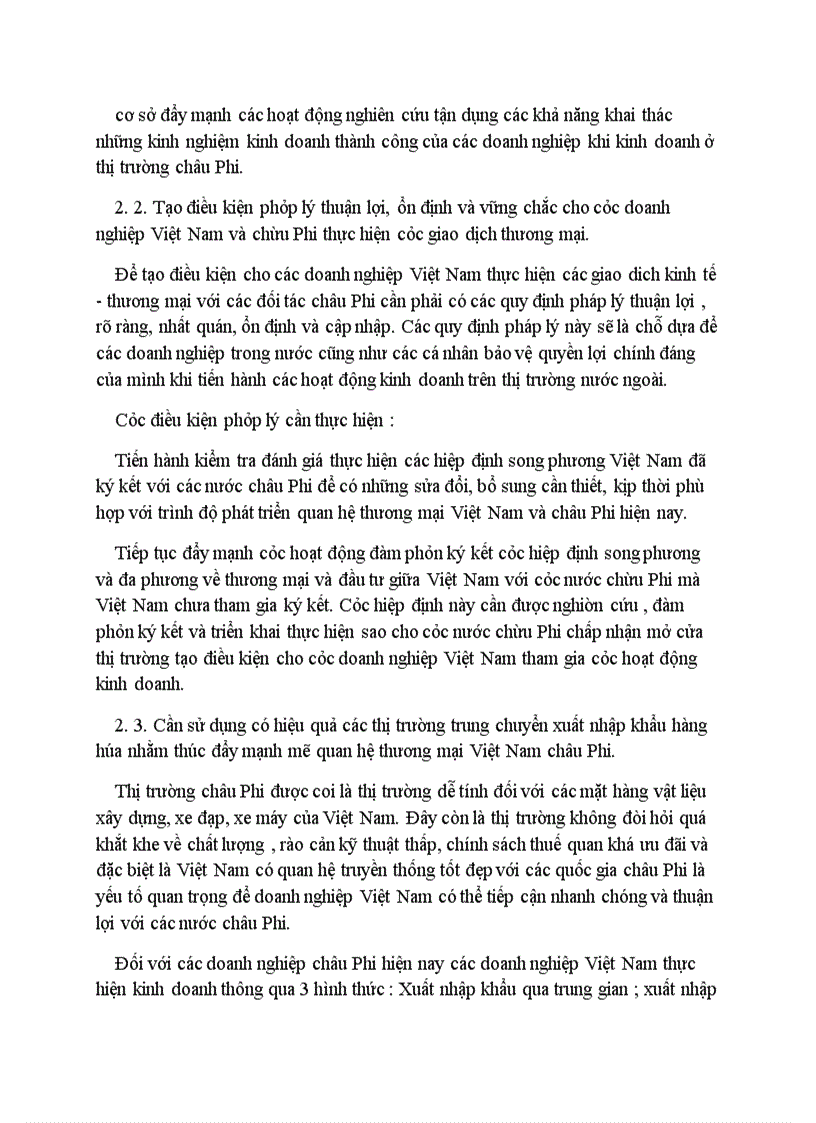 image for page Chính sách khuyến khích hoạt động xuất khẩu của các doanh nghiệp Việt Nam sang châu Phi