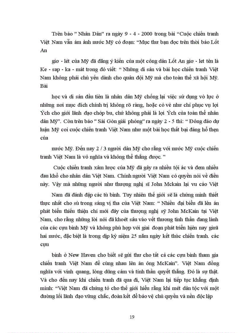 image for page Hình thức phản ánh bằng báo khi giới thiệu hình ảnh đất nước, con người Việt Nam qua con mắt người nước ngoài (qua báo Nhân Dân và báo Sài Gòn giải phóng) Năm 2000