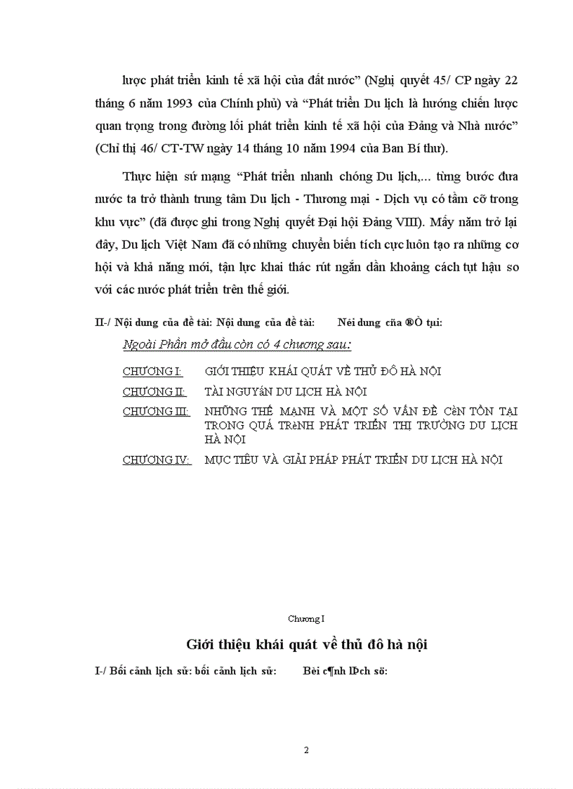 image for page Những thế mạnh và một số vấn đề còn tồn tại trong quá trình phát triển thị trường Du lịch Hà Nội