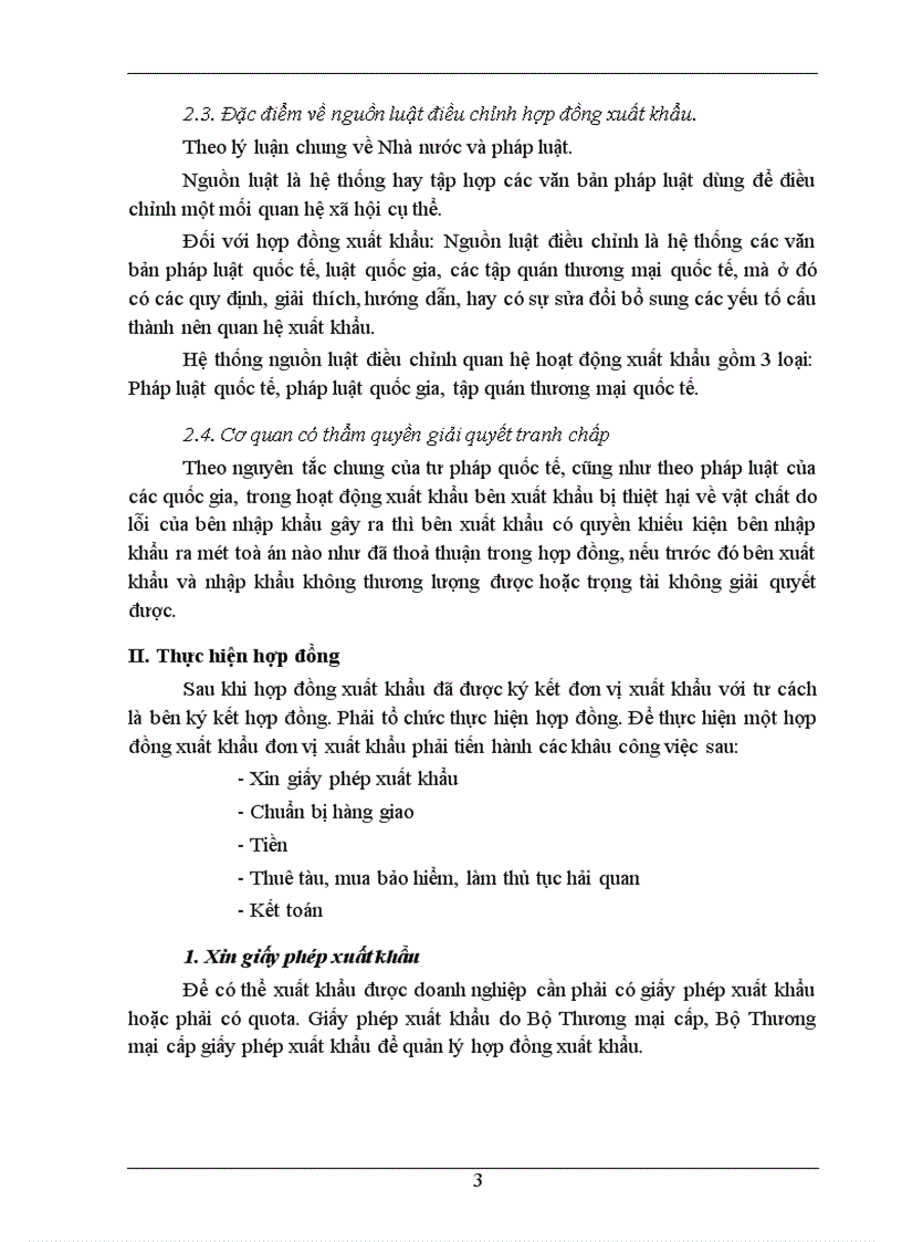 image for page Quá trình thực hiện hợp đồng xuất khẩu, những vấn đề phát sinh và giải pháp thực hiện hoạt động xuất khẩu