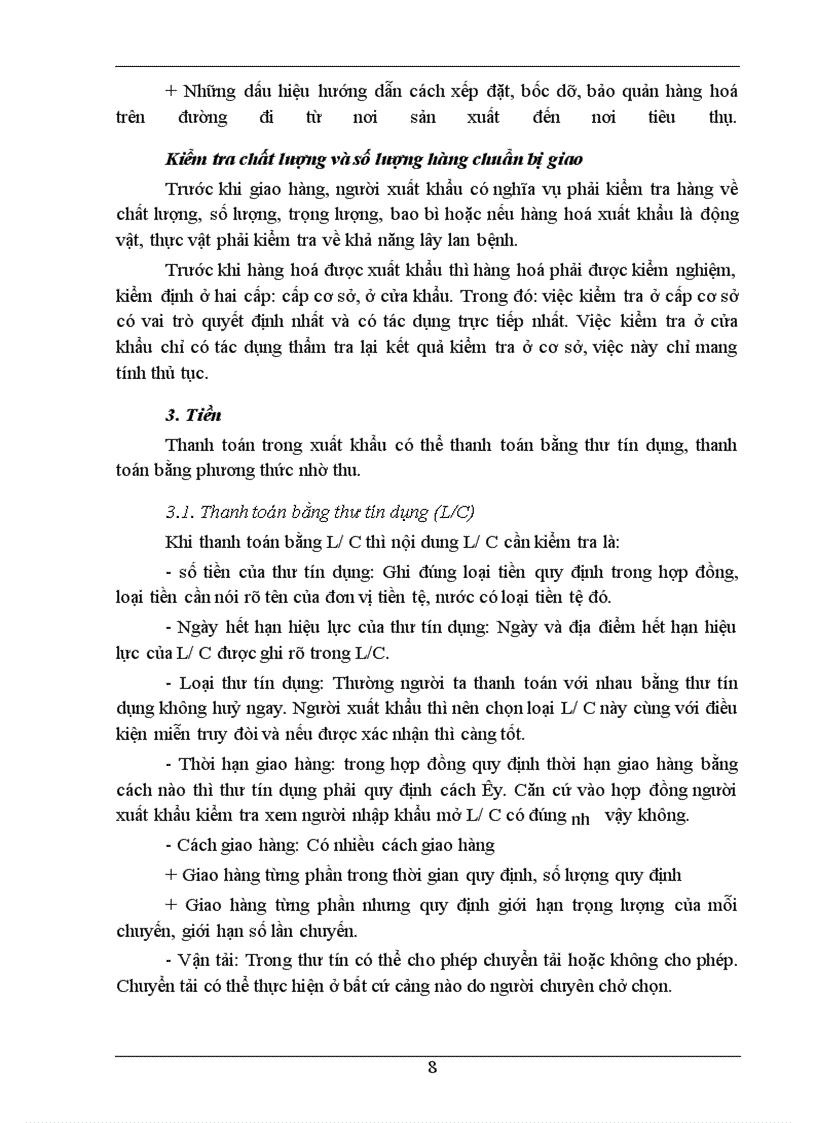image for page Quá trình thực hiện hợp đồng xuất khẩu, những vấn đề phát sinh và giải pháp thực hiện hoạt động xuất khẩu