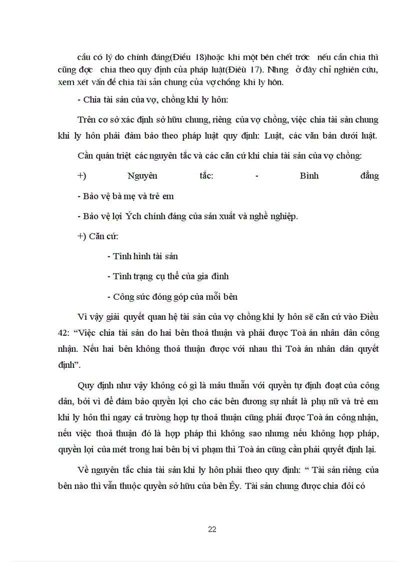 image for page Vấn đề ly hôn và hậu quả pháp lý của nó theo luật hôn nhân gia đình 1986.