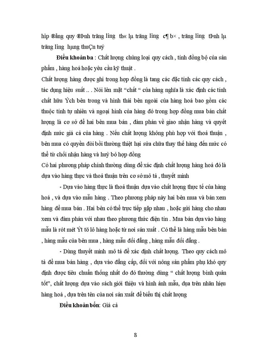 image for page Phân tích những điều khoản chủ yếu của hợp đồng kinh tế.