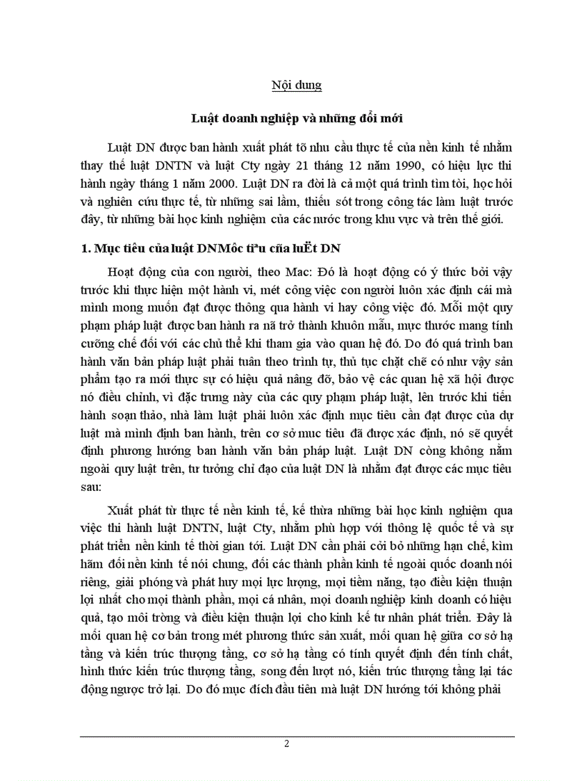 image for page Những nội dung mới trong Luật Doanh nghiệp