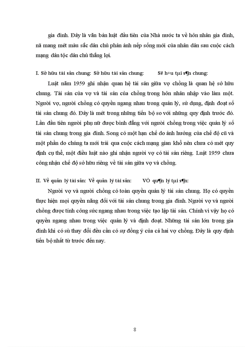 image for page Quan hệ tài sản giữa vợ chồng trong bộ luật Hôn nhân gia đình năm 1986 và bộ luật Hôn nhân gia đình năm 2000.