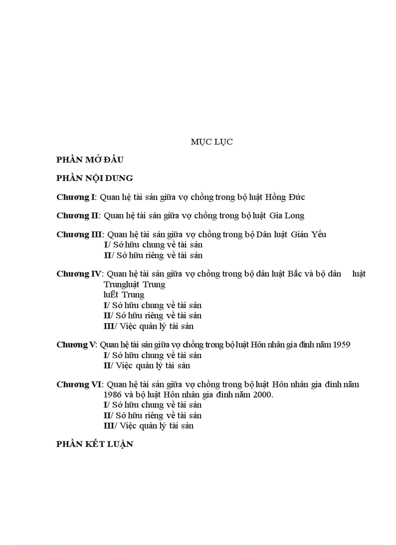 image for page Quan hệ tài sản giữa vợ chồng trong bộ luật Hôn nhân gia đình năm 1986 và bộ luật Hôn nhân gia đình năm 2000.