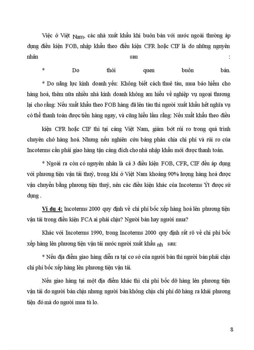 image for page Incoterms với việc vận dụng vào ký kết, thực hiện và giải quyết tranh chấp hợp đồng