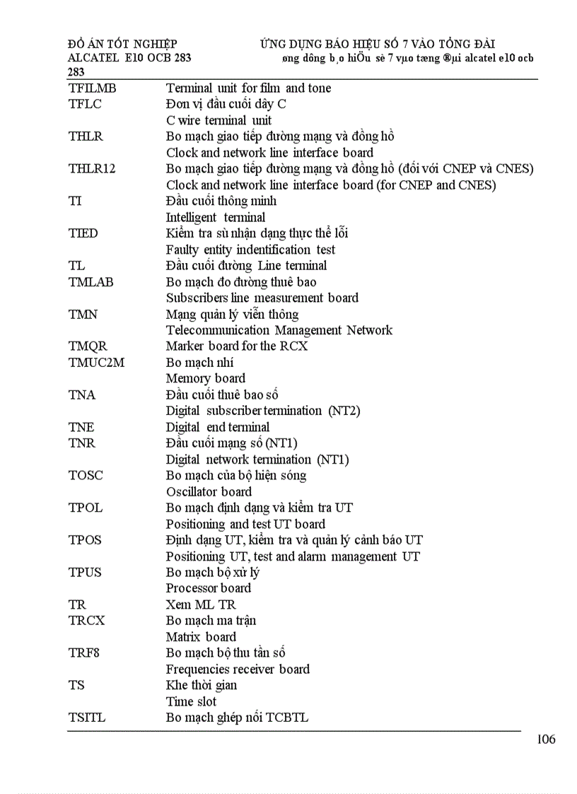 image for page Ứng dụng của báo hiệu số 7 vào tổng đài alcatel e10 (obc 283)